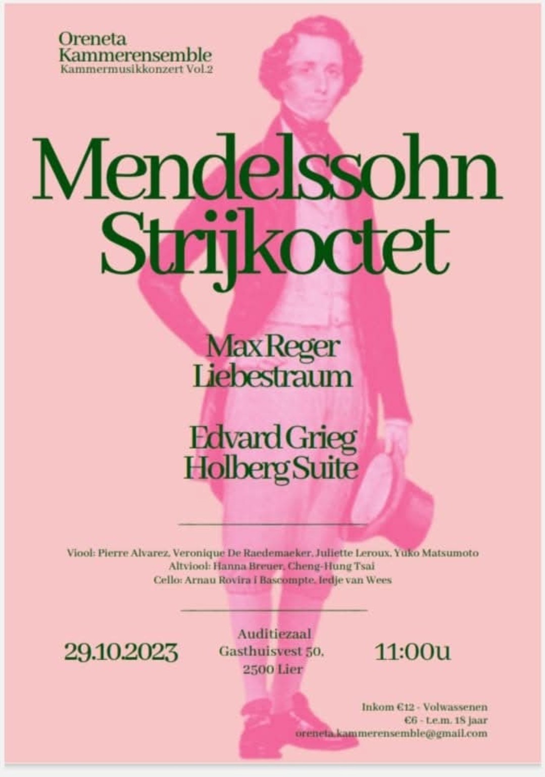 Flyer, Kammermusikkonzert Vol. 2, Lier 2023